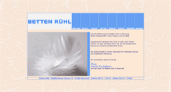 Desktop Screenshot of betten-ruehl-oberursel.de